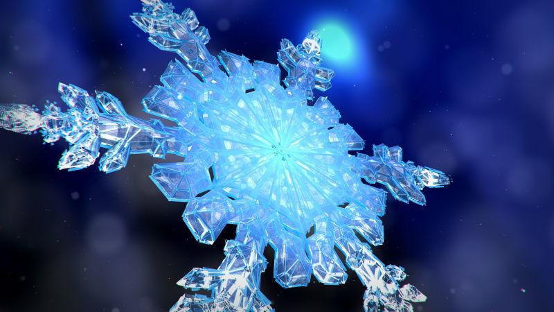 Snowflake Growth Animated 3d Model And Obj Sequence 3D model animated ...