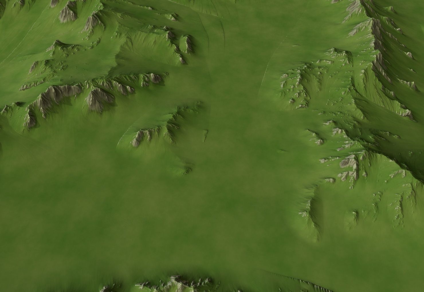 Landscape 41 Low-poly 3D model_2