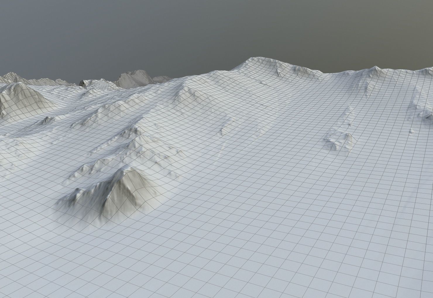 Landscape 41 Low-poly 3D model_6