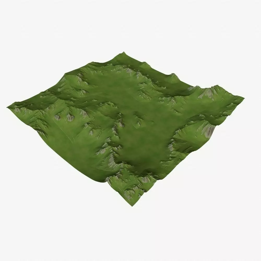 Landscape 41 Low-poly 3D model_0