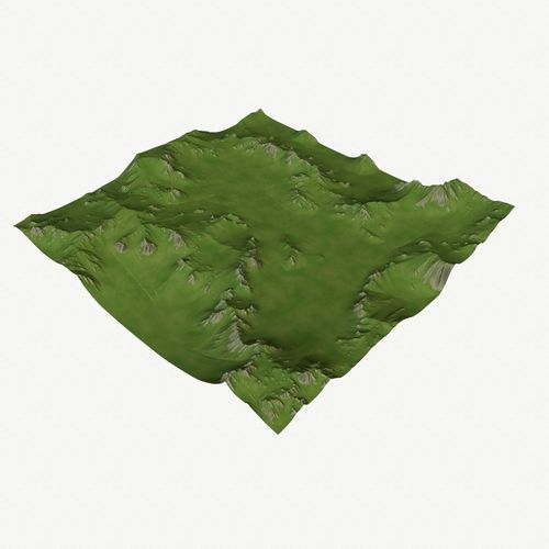 Landscape 41 Low-poly 3D model