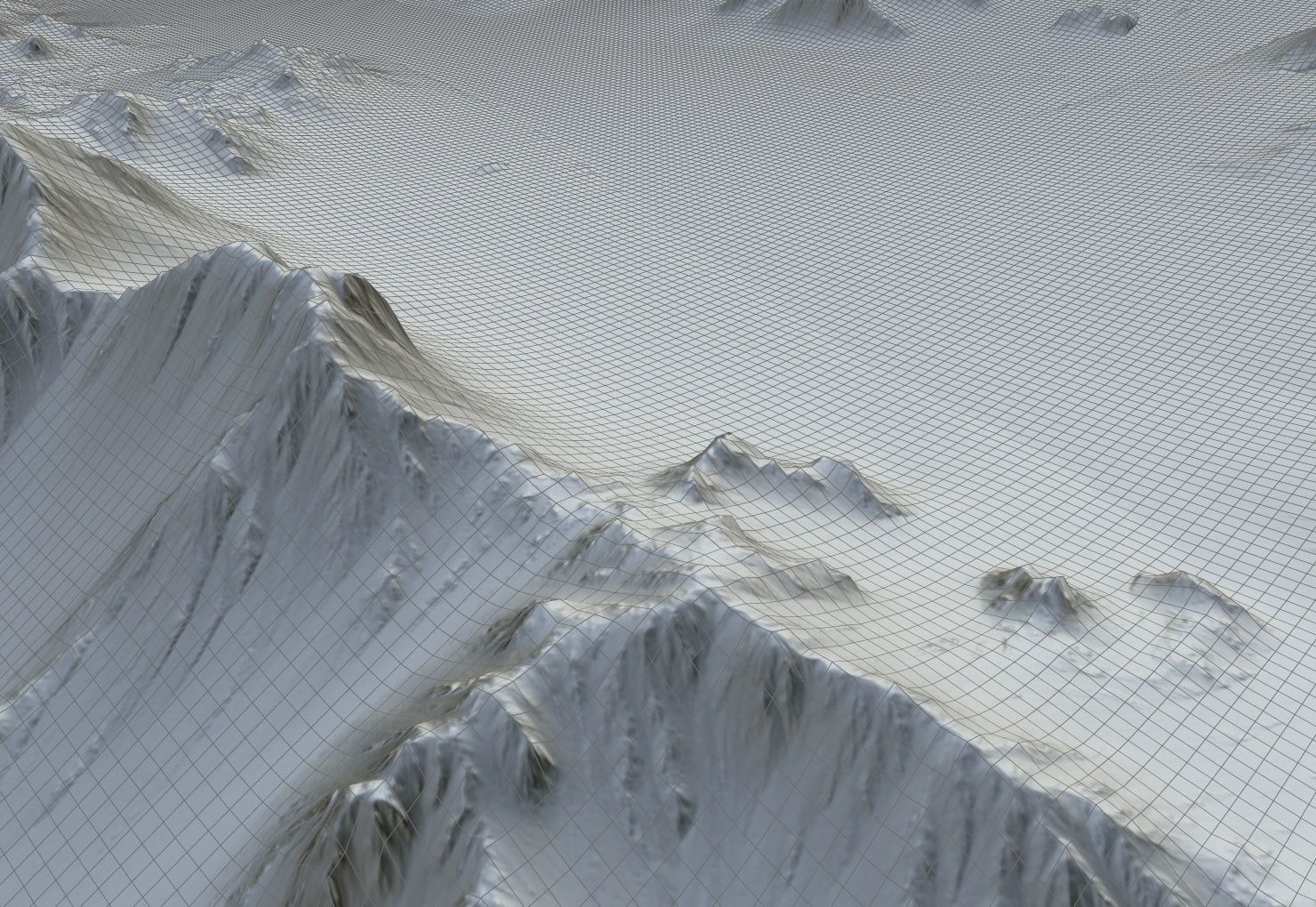 Landscape 41 Low-poly 3D model_7