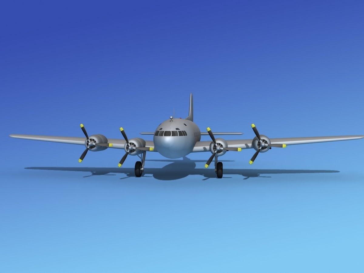 Boeing 307 Stratoliner Base Model 3D model_2