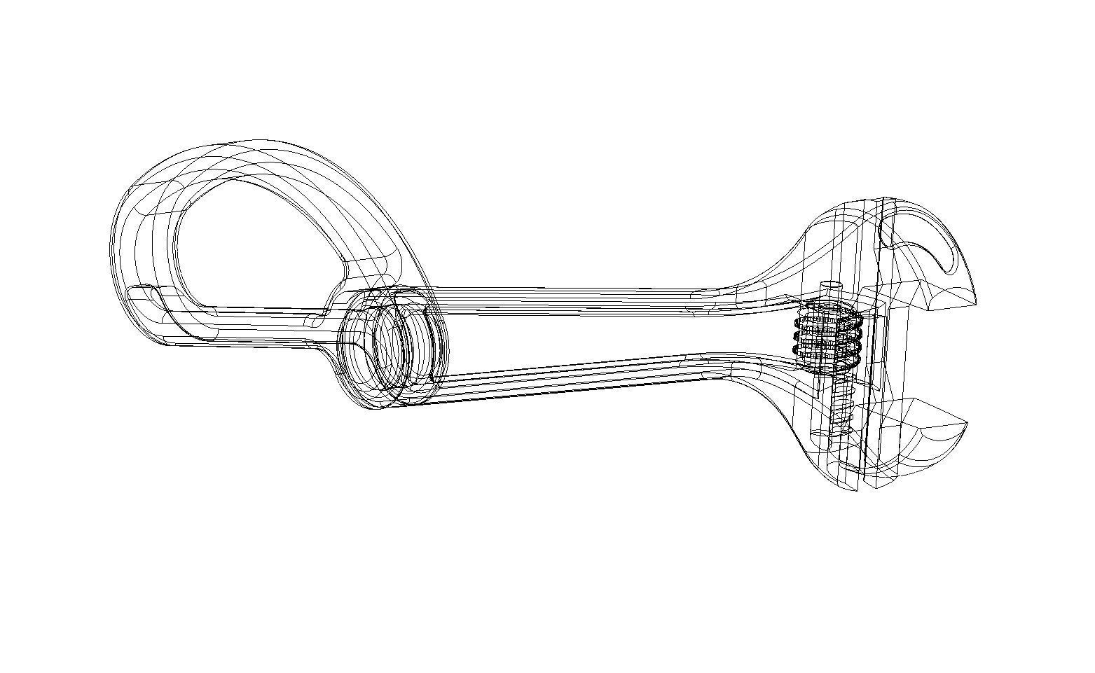 Wrenchs wrench 3D model_11