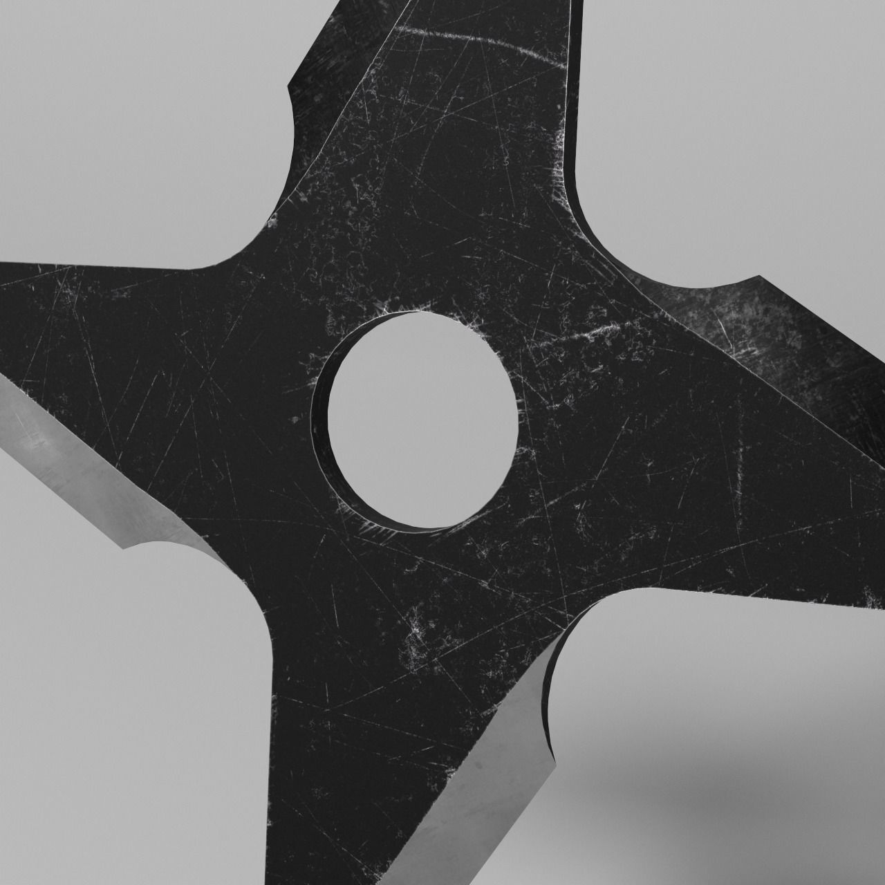 Hira-Shuriken Shaken VR AR Mobile Game-ready Free low-poly 3D model_14