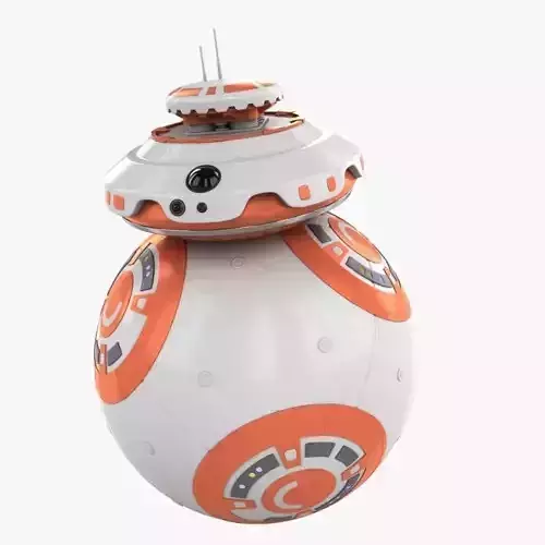 BallDroid orange and bb - robot