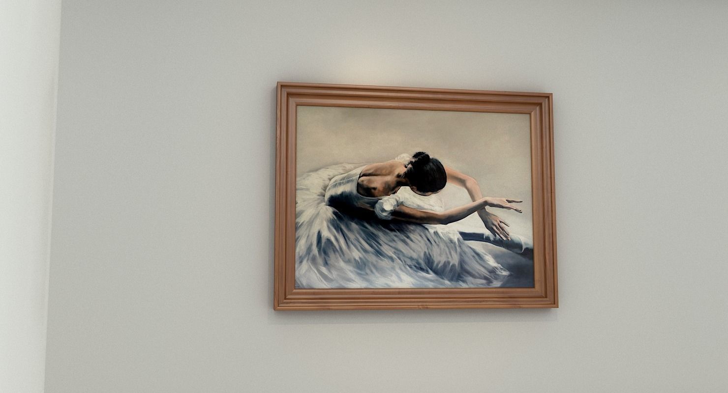 Art Gallery Interior 3D model_14