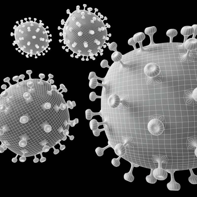 AIDS Virus 3D model_11