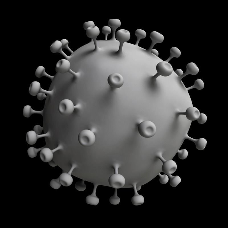 AIDS Virus 3D model_7