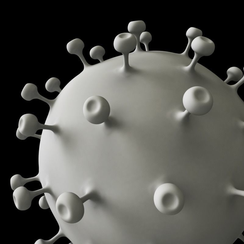 AIDS Virus 3D model_8