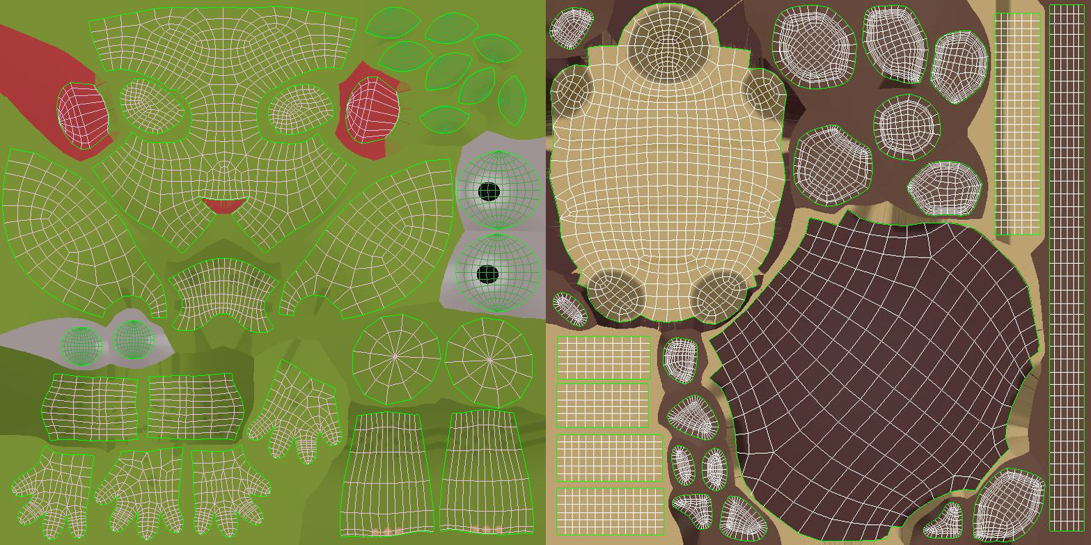 Turtle cartoon 3D model_19