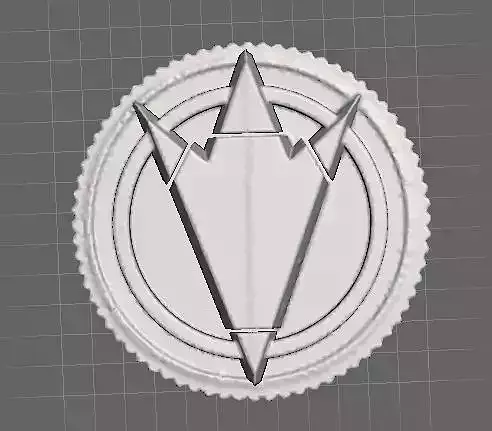 Master Morpher Power Coin - Black Dino Thunder 3D print model