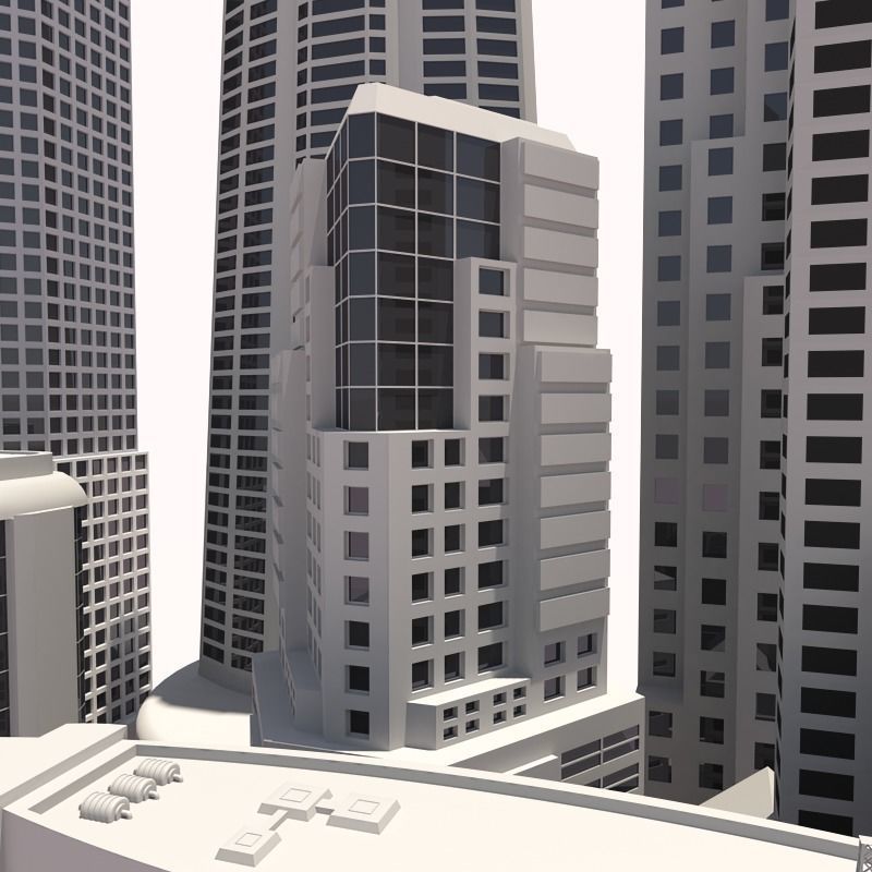15 Buildings 3D model_10