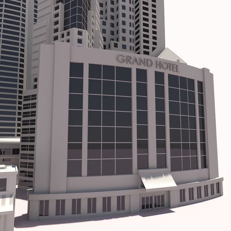 15 Buildings 3D model_6