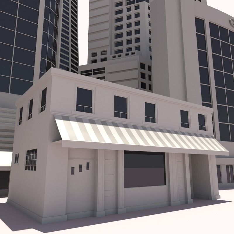 15 Buildings 3D model_5