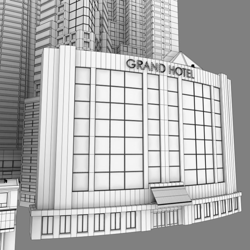 15 Buildings 3D model_12