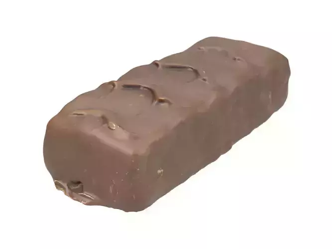 Photorealistic Chocolate Bar 3D Scan