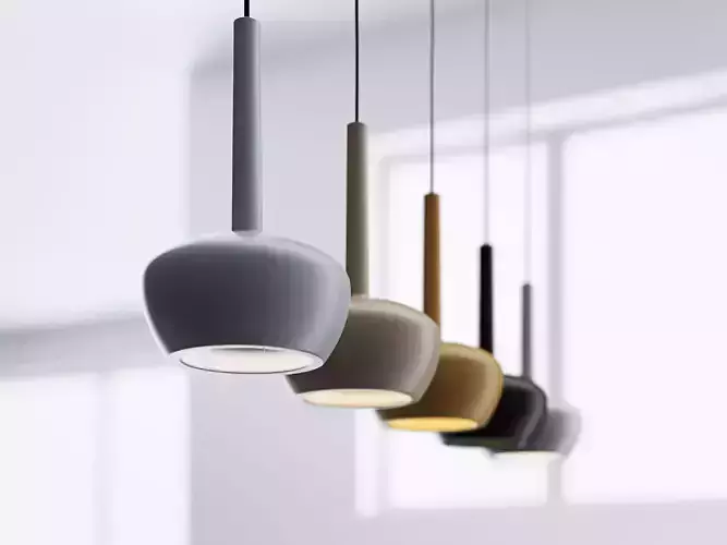 Oty light lamps collection - Cinema 4D 3D model