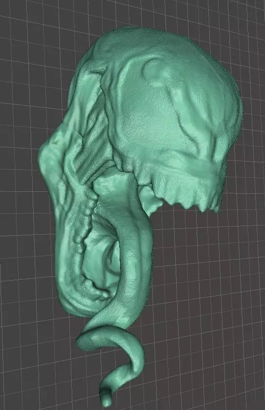 Venom Head 3D print model_0