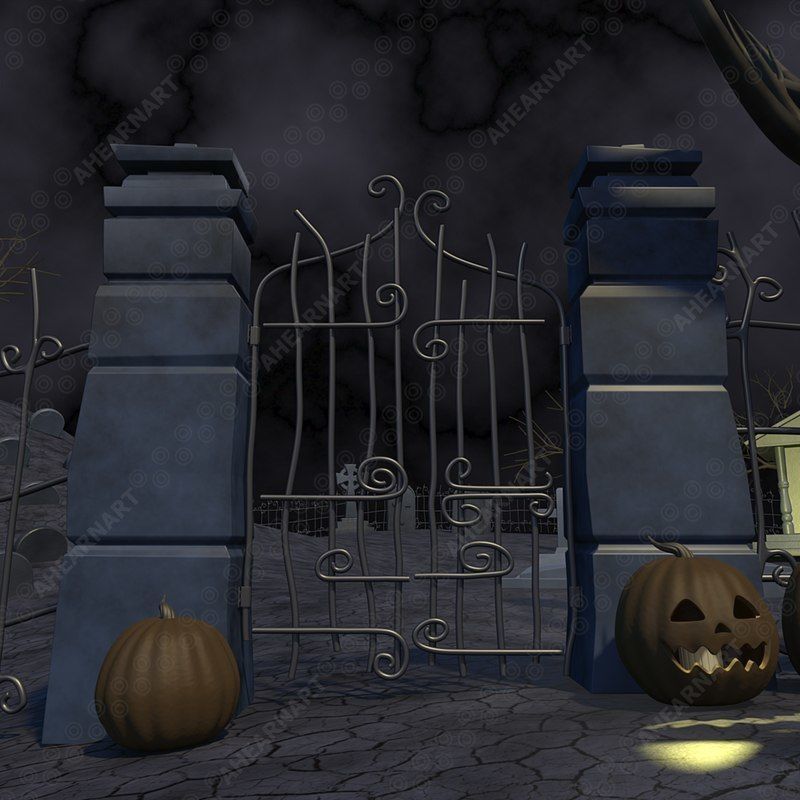 Grave Yard 3D model_26