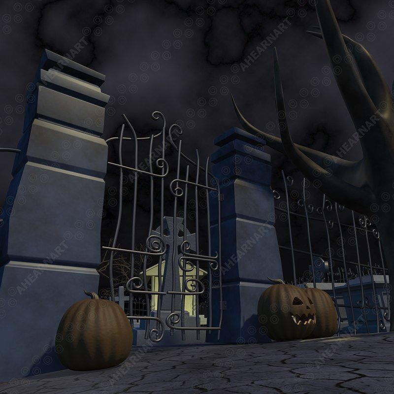 Grave Yard 3D model_7