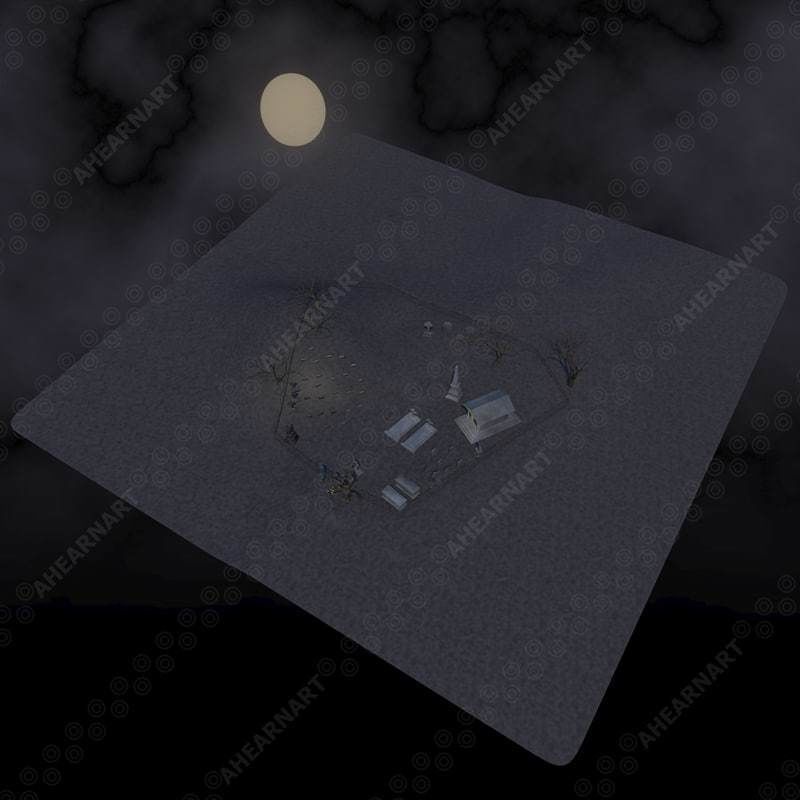 Grave Yard 3D model_24