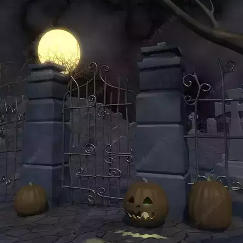 Grave Yard 3D model