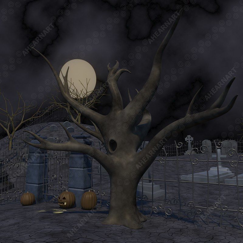 Grave Yard 3D model_21