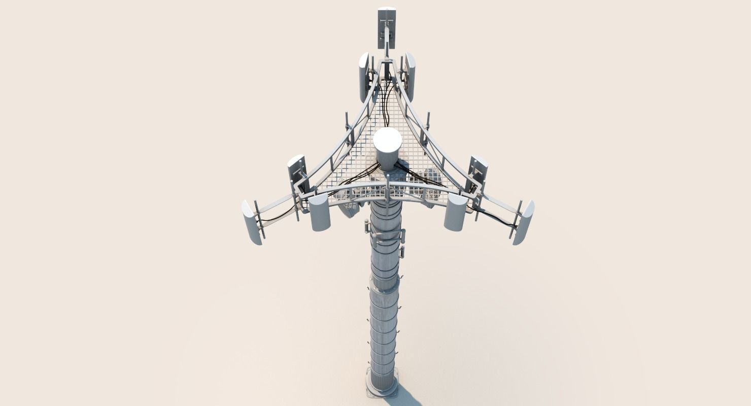 Cell Tower 3D model_10