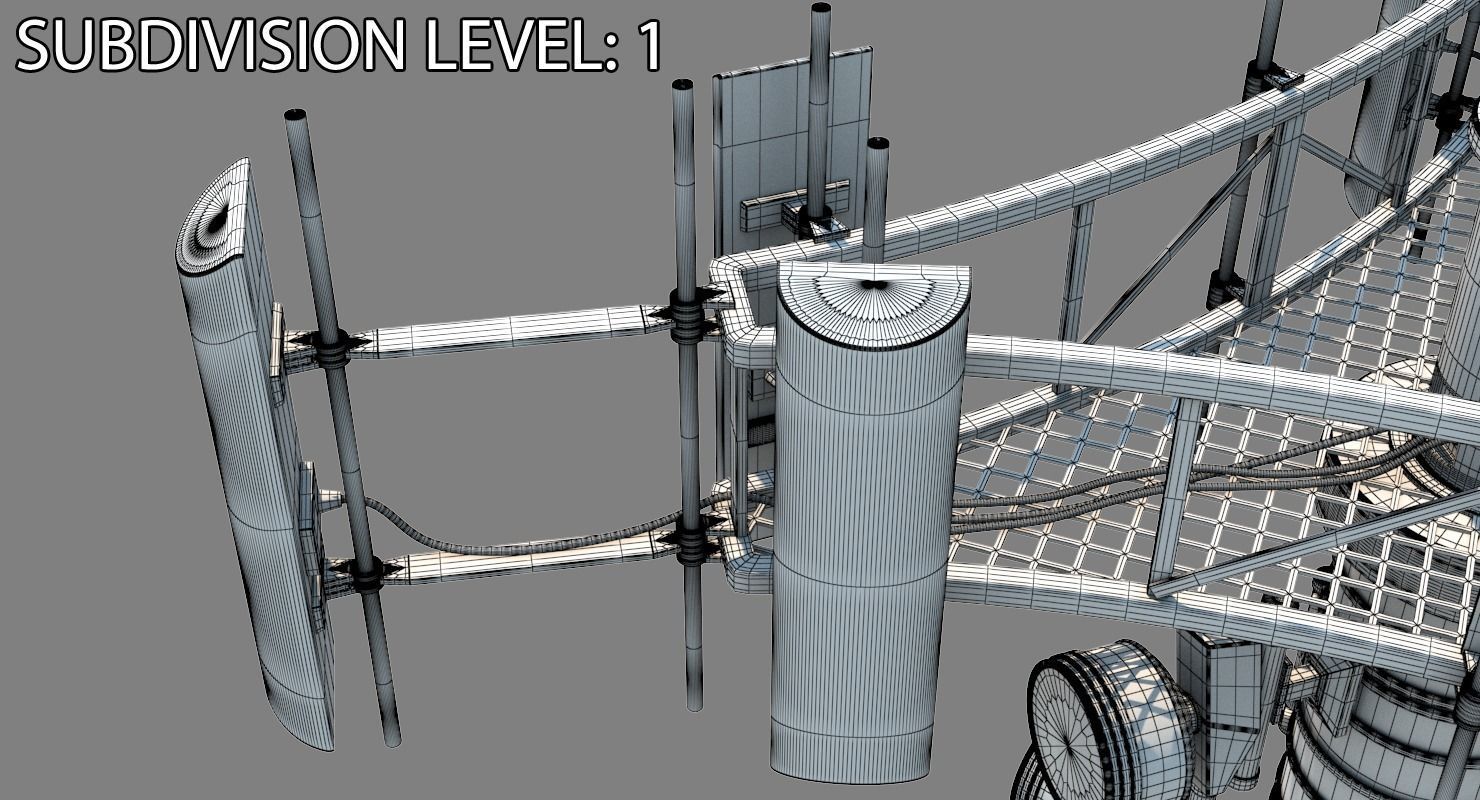 Cell Tower 3D model_22