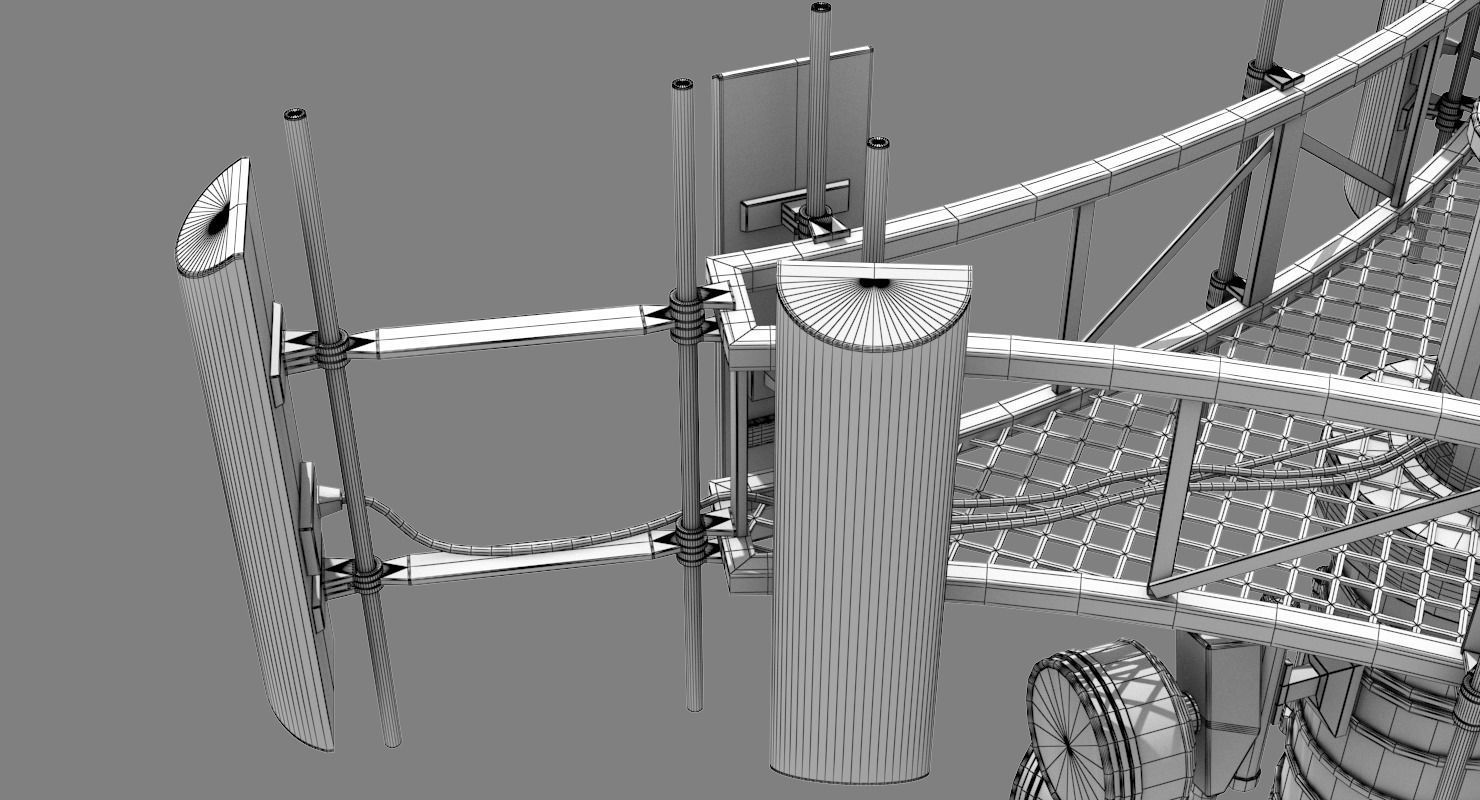 Cell Tower 3D model_18