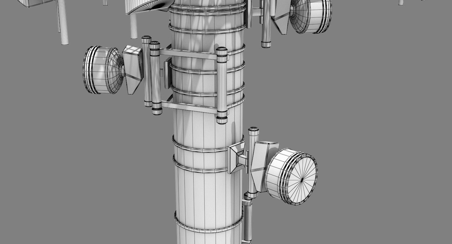 Cell Tower 3D model_13