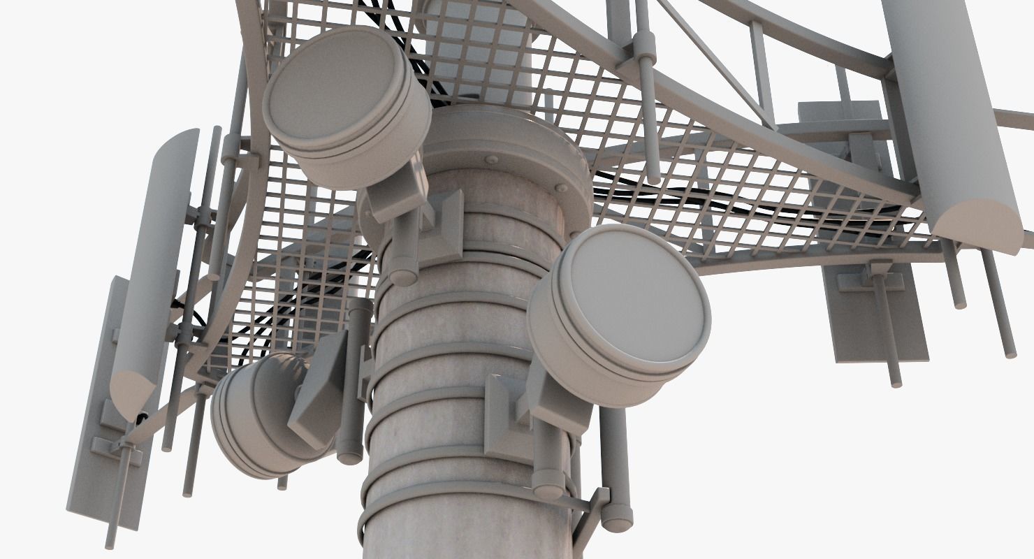 Cell Tower 3D model_6