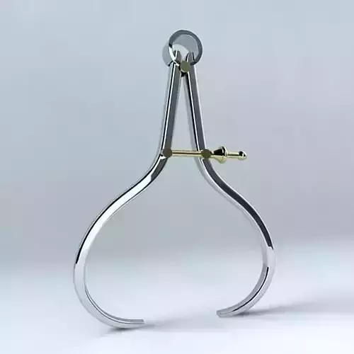 Caliper pair of scissors