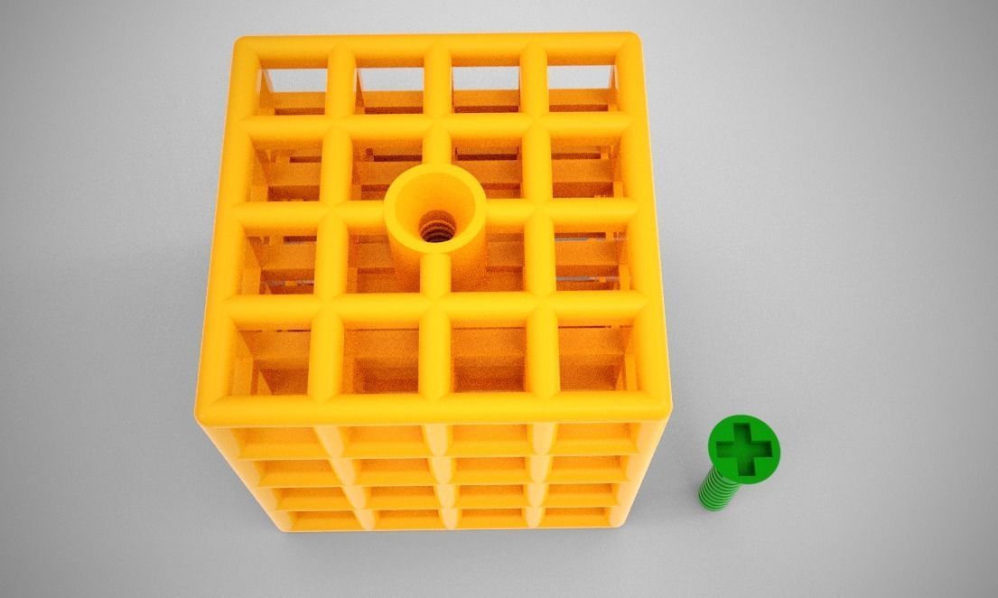 Cube Trinket 3D print model_14