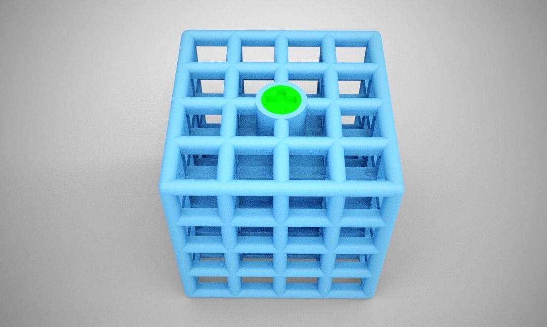 Cube Trinket 3D print model_11