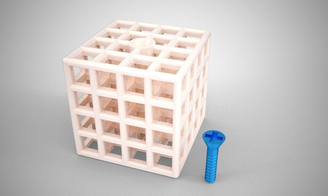 Cube Trinket 3D print model_21