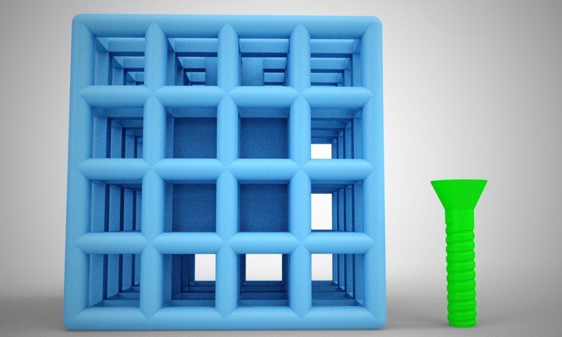 Cube Trinket 3D print model_15