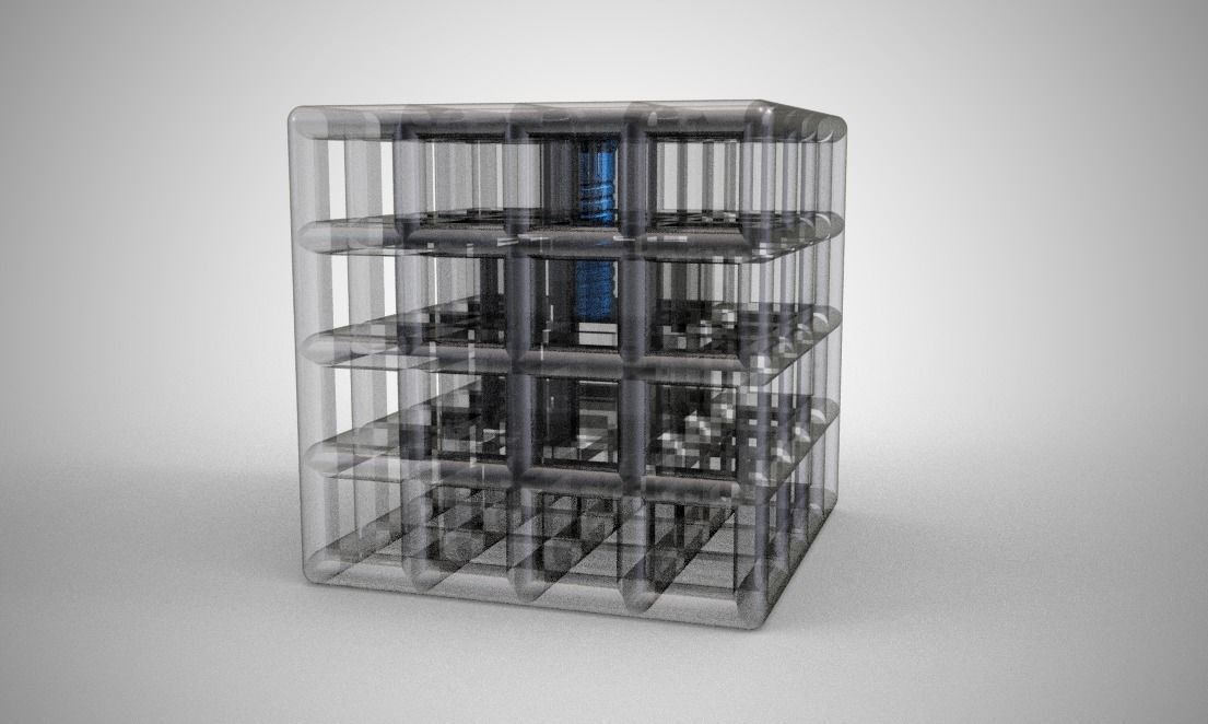 Cube Trinket 3D print model_6