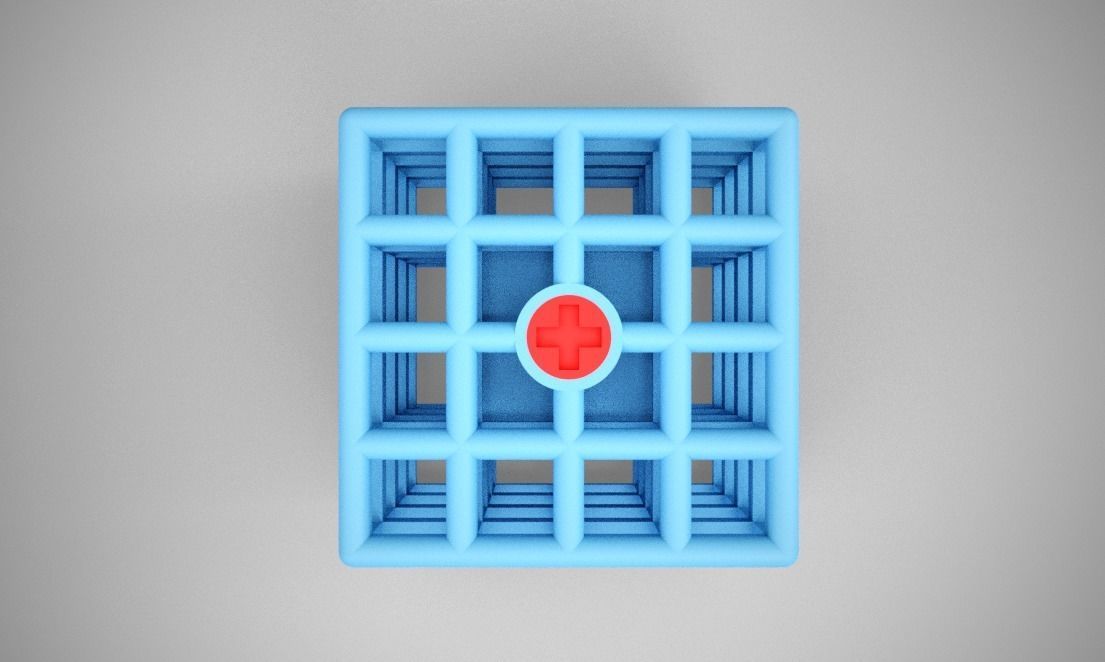 Cube Trinket 3D print model_9