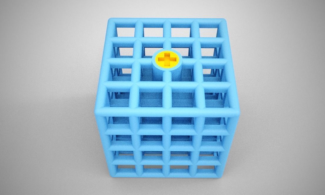 Cube Trinket 3D print model_10