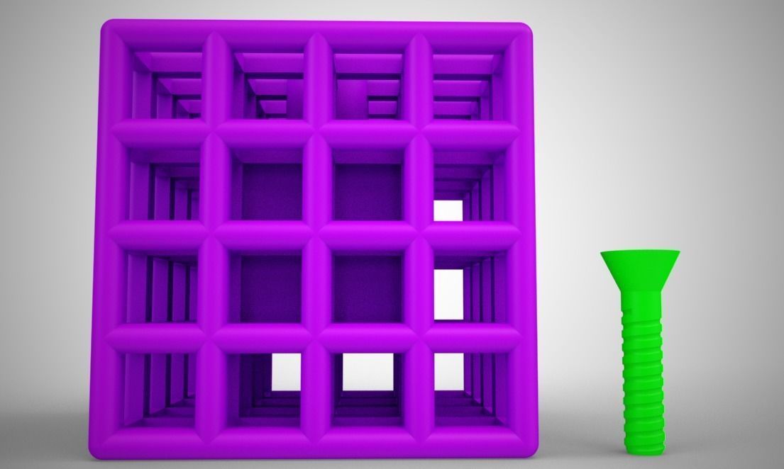 Cube Trinket 3D print model_16