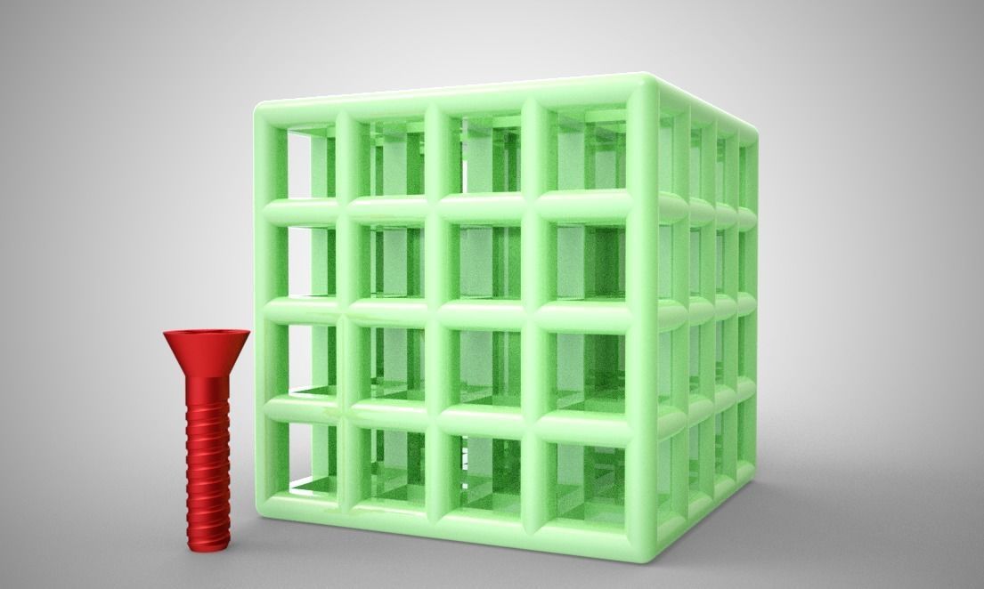 Cube Trinket 3D print model_20