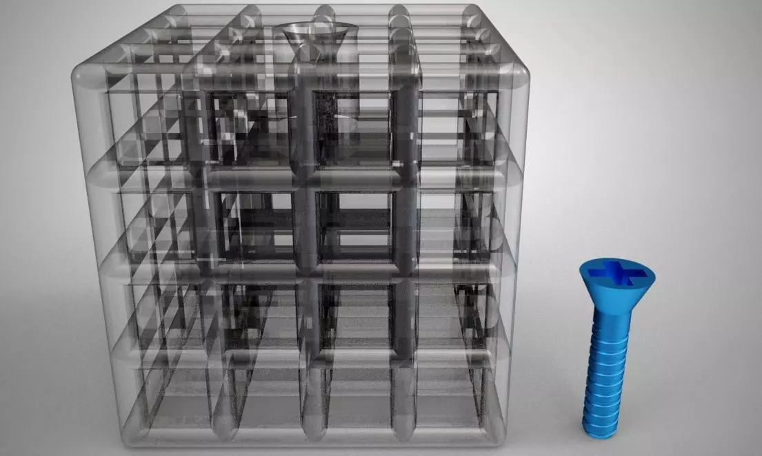 Cube Trinket 3D print model_0