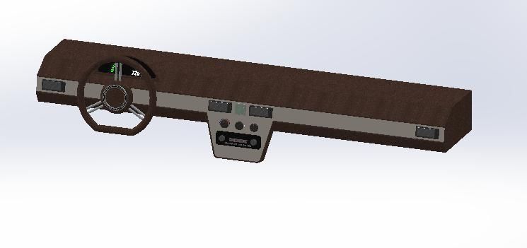Dashboard v2 Free 3D model_1