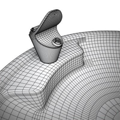 Drinking Fountain 2 3D model_6