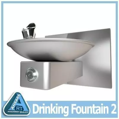 Drinking Fountain 2 3D model_0