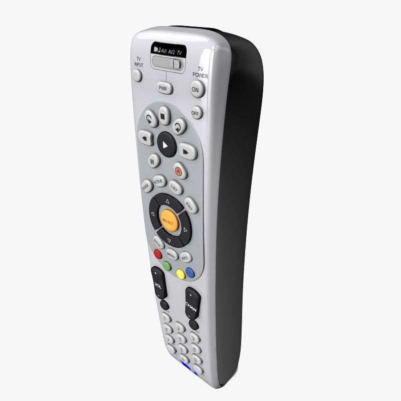 Directv Remote 3D model_4