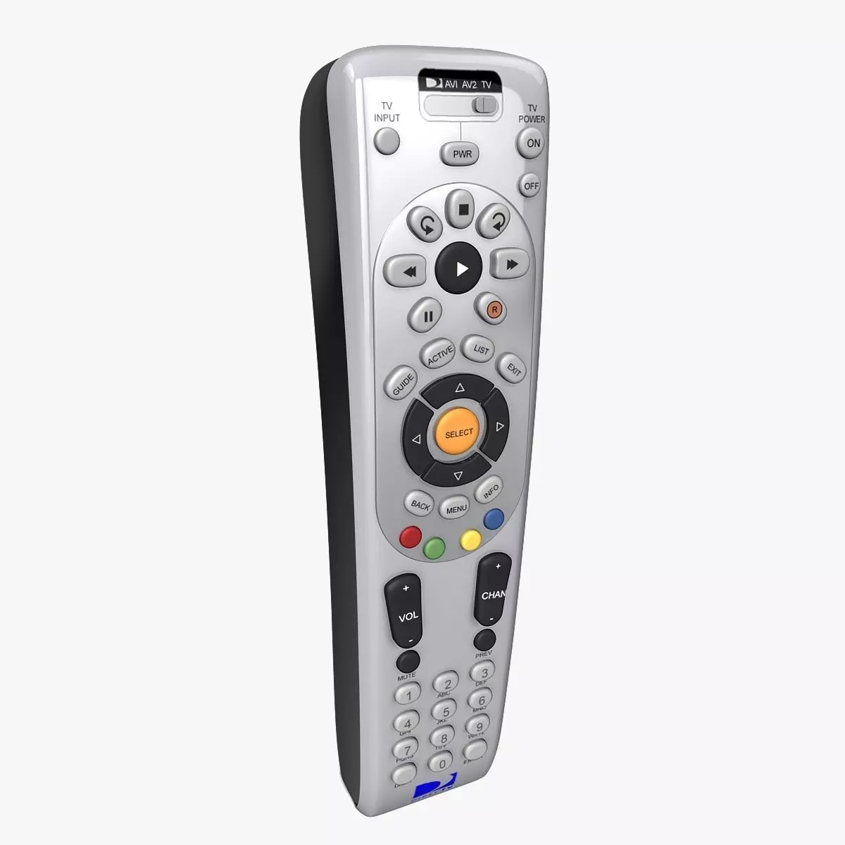 Directv Remote 3D model_0
