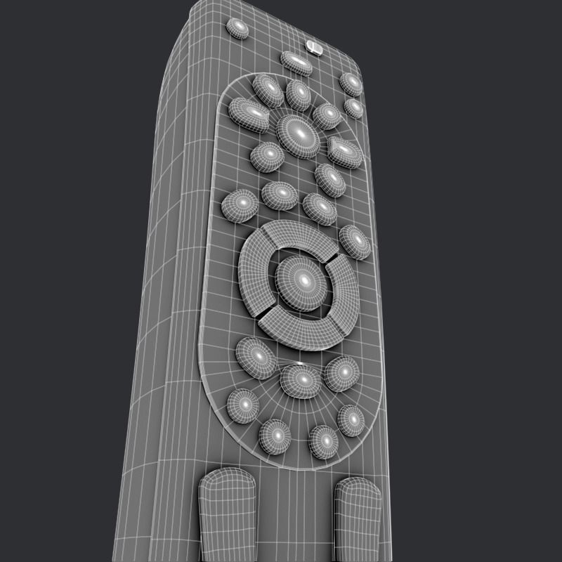 Directv Remote 3D model_7